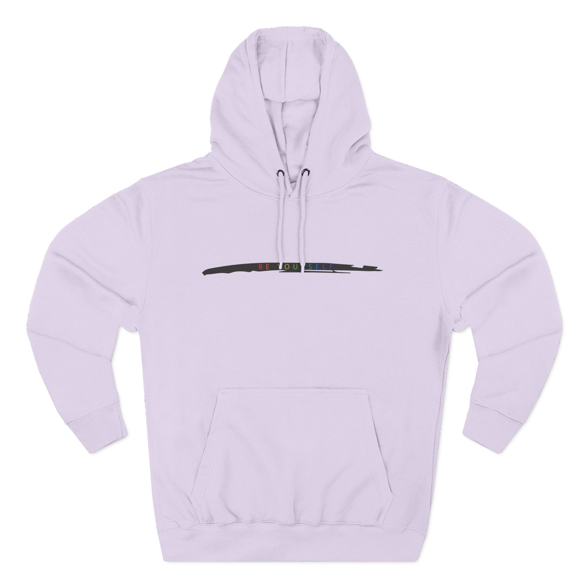 Closet Rebel "Be Yourself" Logo Hoodie — Minimal Urban Fleece Pullover