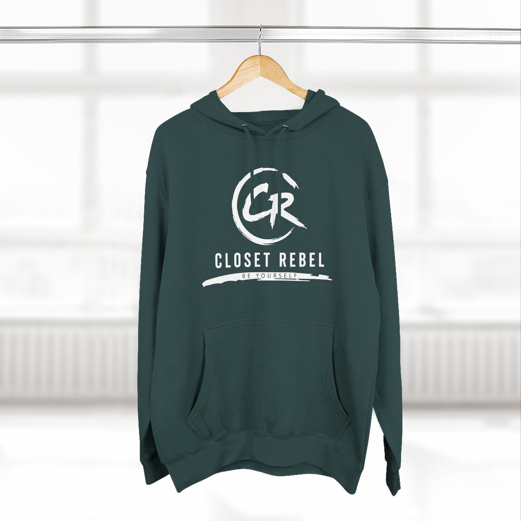 Closet Rebel Logo Hoodie — Minimal Urban Fleece Pullover